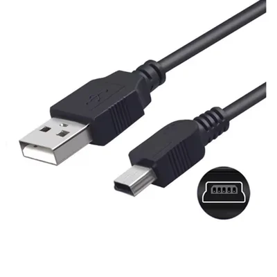 Cabo Usb Macho X Mini Usb 1,8m Tebera Kit Com 4 Cabos Ideal