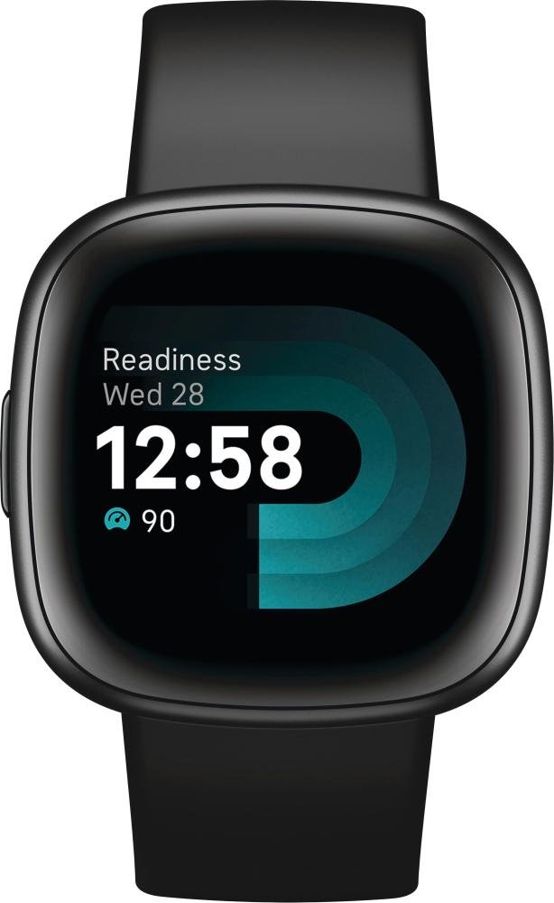 Fitbit - Versa 4 Fitness Smartwatch - Grafite-fb523bkbk-us