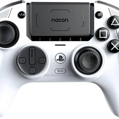 Nacon - Controle Sem Fio Para  Para Vídeo Gamerevolution 5 Pro Para Ps5, Ps4 E PC - Branco-50-1727-01