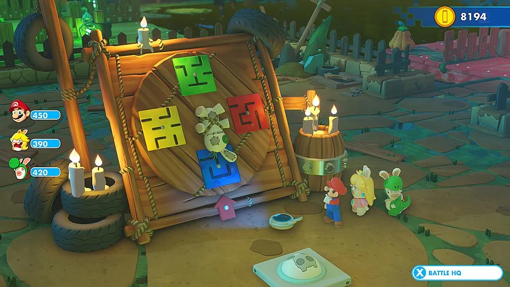Imagem 4 de 5 do produto Jogo Mario+rabbids Kingdom Battle (code Box) - Switch, (oLED Model), Nintendo Lite All Video Games
