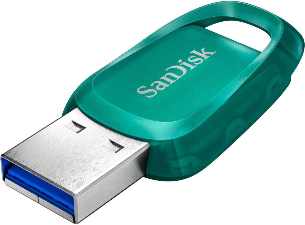 Pen Drive Sandisk - Unidade Flash Ultra Eco 256 Gb Usb 3.2 Gen 1 Tipo A - Verde-sdcz96-256g-a46