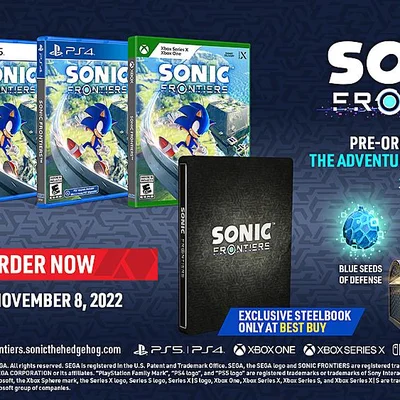 Jogo Sonic Frontiers - XBOX Series X|s