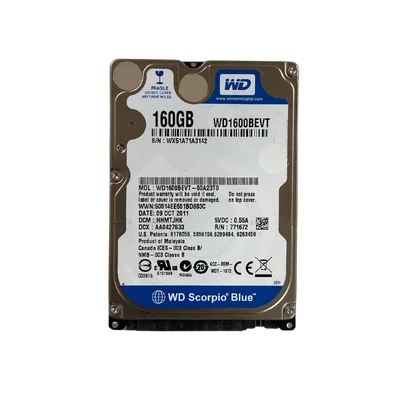 Disco Rigido Hd Interno Western 160gb 2,5 Sata Pn 01gdv1
