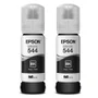 Kit 2 Tintas Epson Original 544 T544 - 2 Preto L-3110 L-3150  L-3250