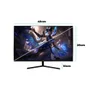 Monitor Gaming 22 Pol, Full Hd, 100hz 5ms, Redução Luz Azul, HDMI Vga, Novo