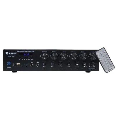 Amplificador De Som Stereo 6 Canais - Sumay Sm-ap6000