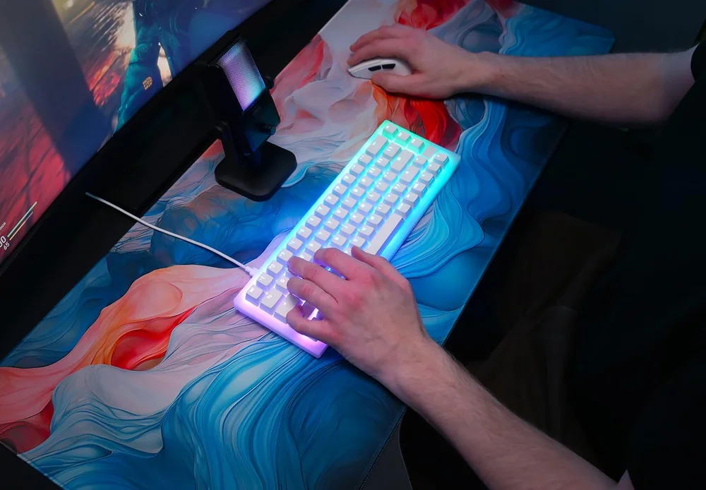 Imagem 3 de 4 do produto Mousepad Gamer Gp5 Amnis Blue Xl - Cherry Xtrfy