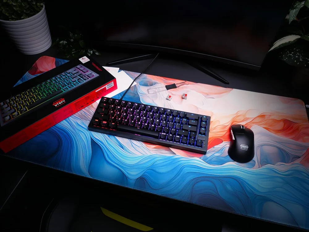 Teclado Mecânico Gamer K5V2 Preto Layout Us - Cherry Xtrfy. Teclado Mecânico Gamer K5V2 Preto Layout Us - Cherry Xtrfy.