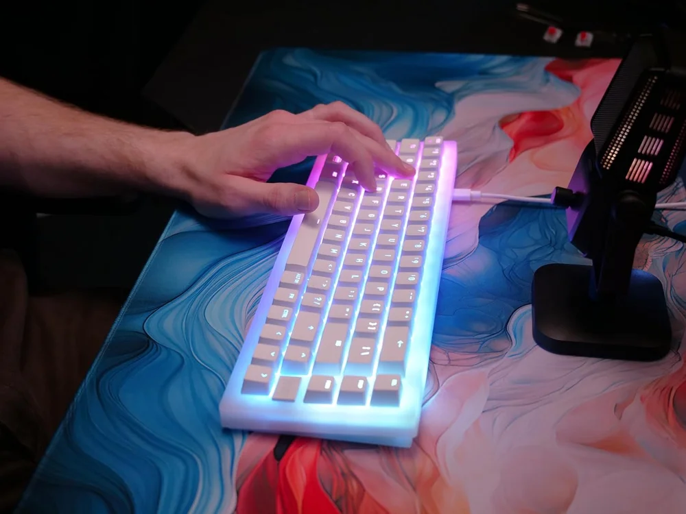 Imagem 4 de 5 do produto Teclado Mecânico Gamer K5V2 Branco Layout Us - Cherry Xtrfy