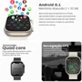 Smart Watch Microwear Ultra 3 Ai 5g Chip Android 8.1 Tela AmoLED + Acessorios Chatgpt Baixa Apps Relogio Responde Mensagens Manda Audio