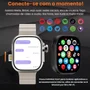 Smart Watch Microwear Ultra 3 Ai 5g Chip Android 8.1 Tela AmoLED + Acessorios Chatgpt Baixa Apps Relogio Responde Mensagens Manda Audio