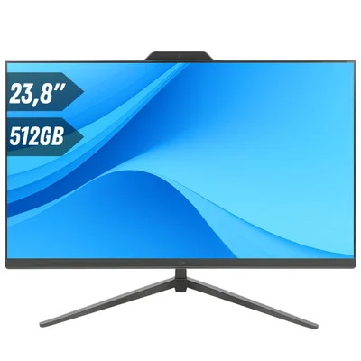 Computador All In One Grasep 23.8", Intel i5-7200u 3.1Ghz, 8GB RAM, SSD 512GB, Bateria UPS, Windows 11 Pro
