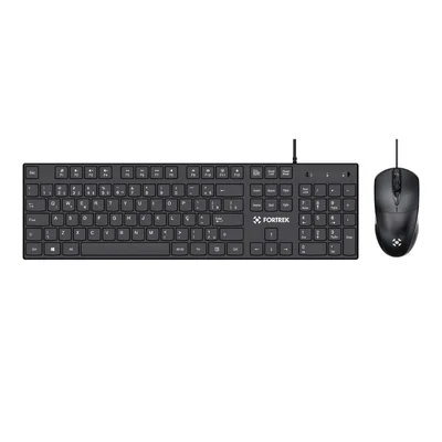 Kit Teclado E Mouse Office Fortrek C13 800dpi Usb 2.0 Plug & Play Abnt2 Preto - C13