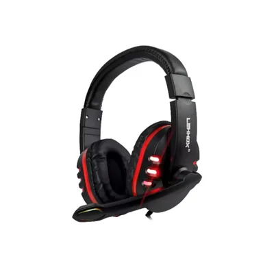 Headsete Gamer Microfone Para Celular Notebook Linha Premium Fone - Vermelho