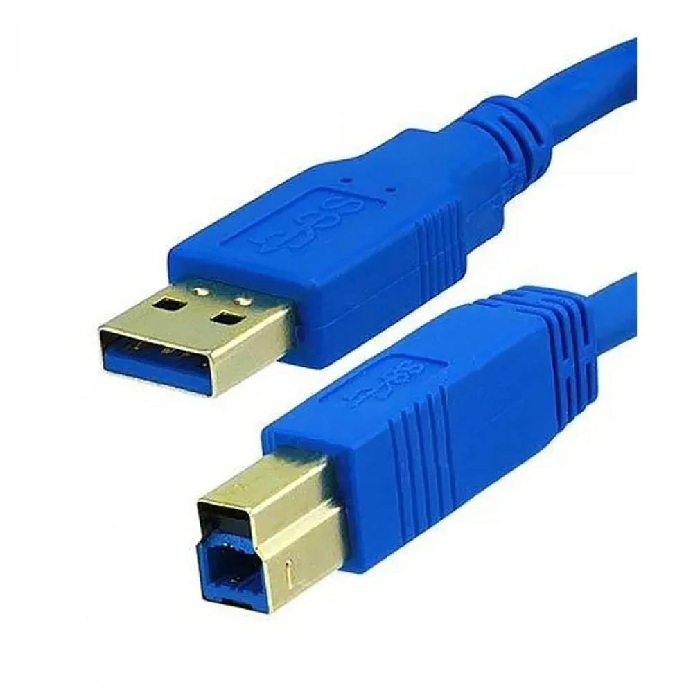 Imagem 2 de 5 do produto Cabo De Impressora Scanner Usb A X Usb B Usb 3.0 2 Metros