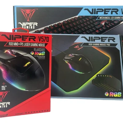 Kit Patriot - Teclado V730 + Mouse V570 + Mpad RGB