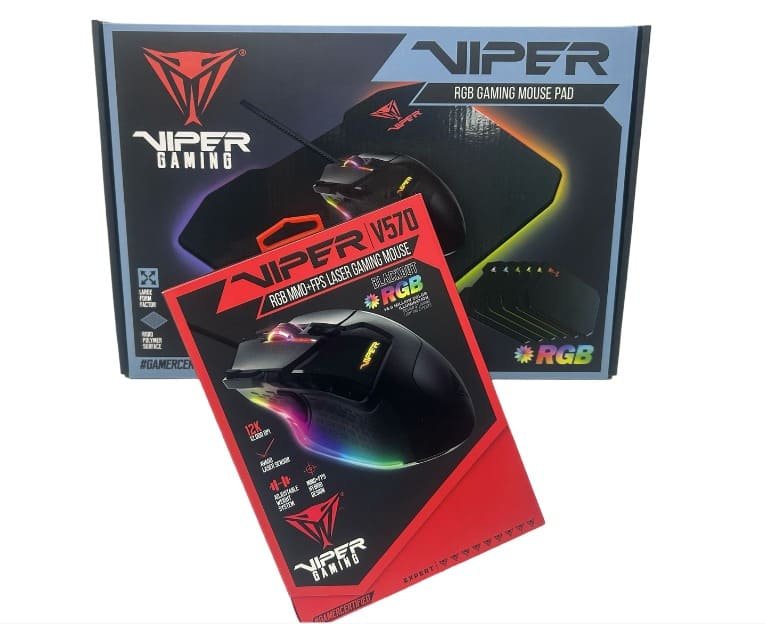 Kit Patriot - Mouse V570 + Mpad RGB