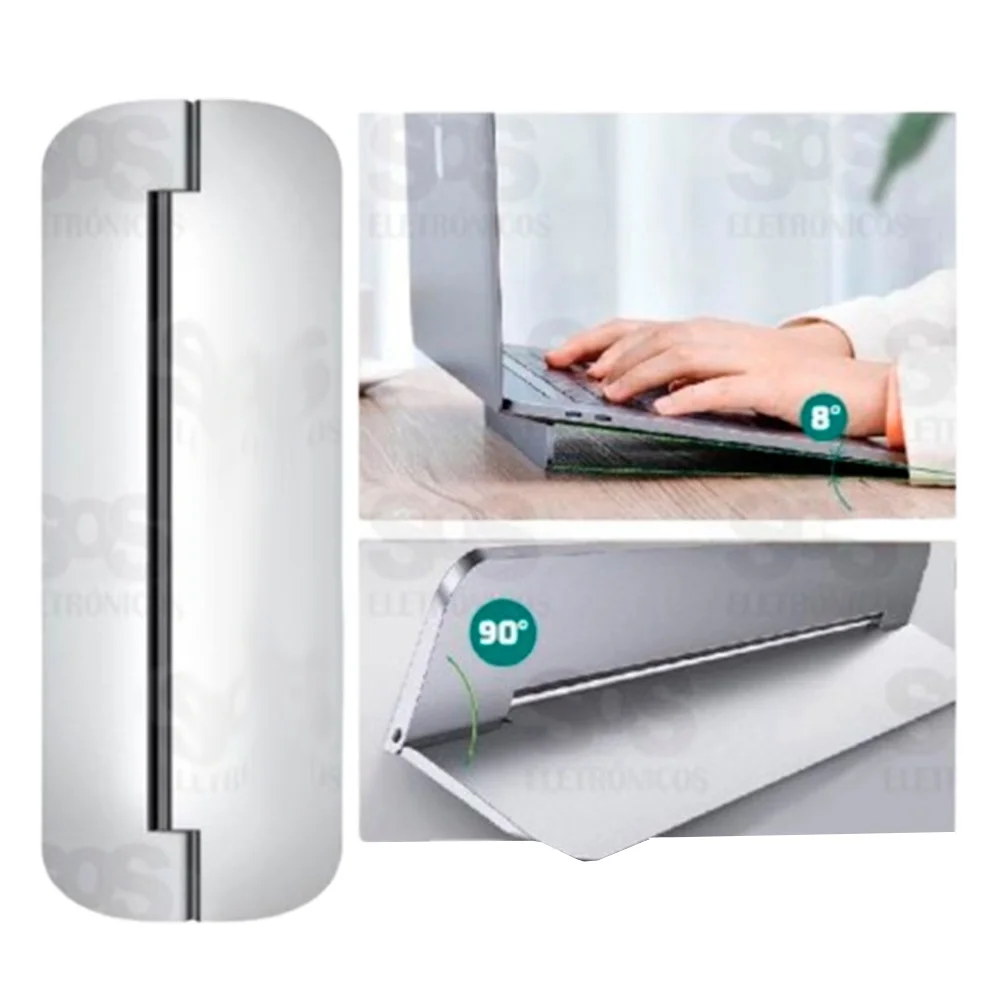 Imagem 3 de 3 do produto Suporte Invisível Slim P/ Notebook E Tablet Ff0050 Ohey