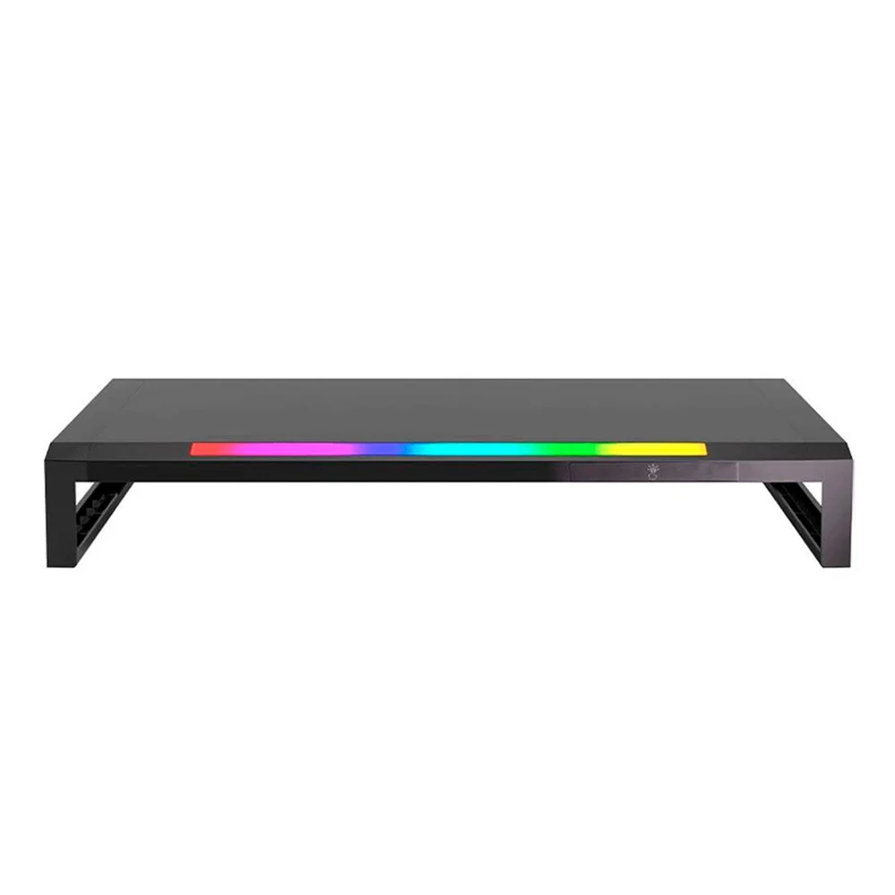 Imagem 4 de 5 do produto Base Para Monitor Bright 27 - Iluminação RGB - Hub Usb - Smn003