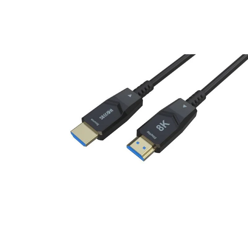 Imagem 2 de 2 do produto Cabo HDMI 2.1 - 20 Metros - 8k Full Ultrahd 60hz / 4k Ultrahd 120hz - Zlx-2022-8kaoc-20m