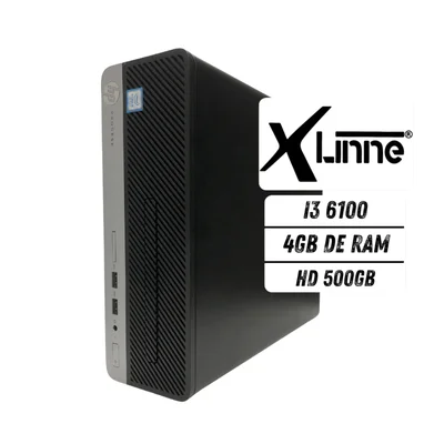 PC/Desktop/Computador SLIM Intel Core I3 6100 4Gb Ram HD 500gb X-Linne