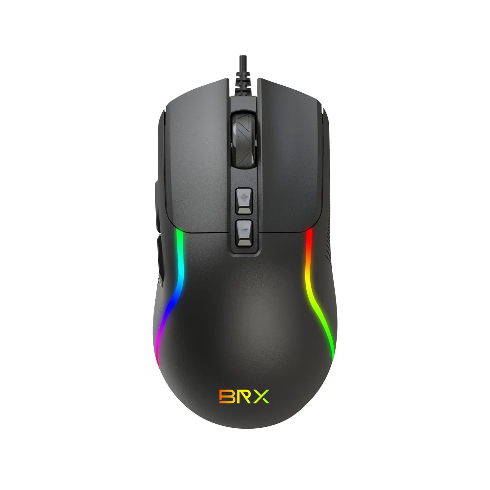 Imagem 2 de 5 do produto Mouse Brx Preto Azzurri 3600 Dpi