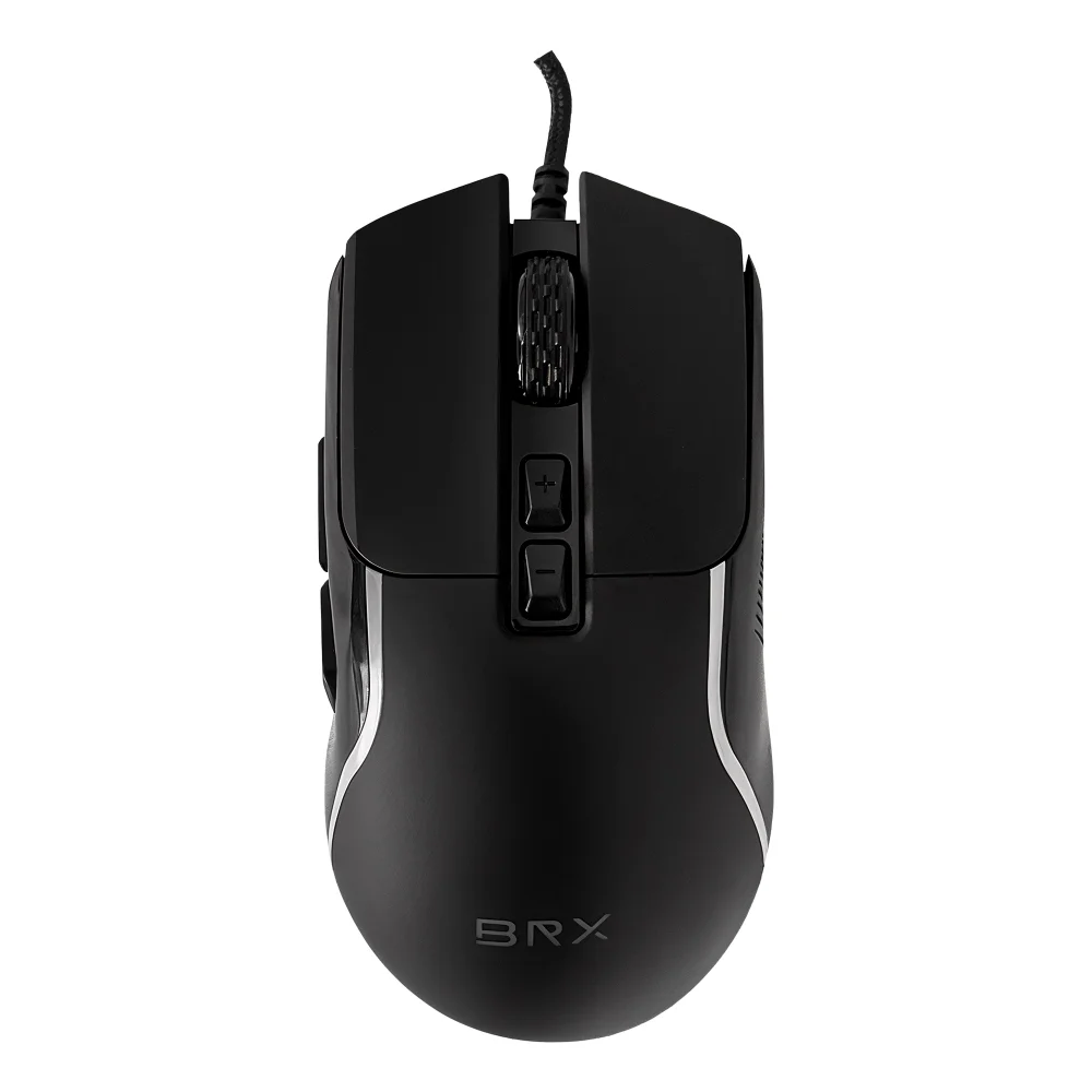 Imagem 4 de 5 do produto Mouse Brx Preto Azzurri 3600 Dpi