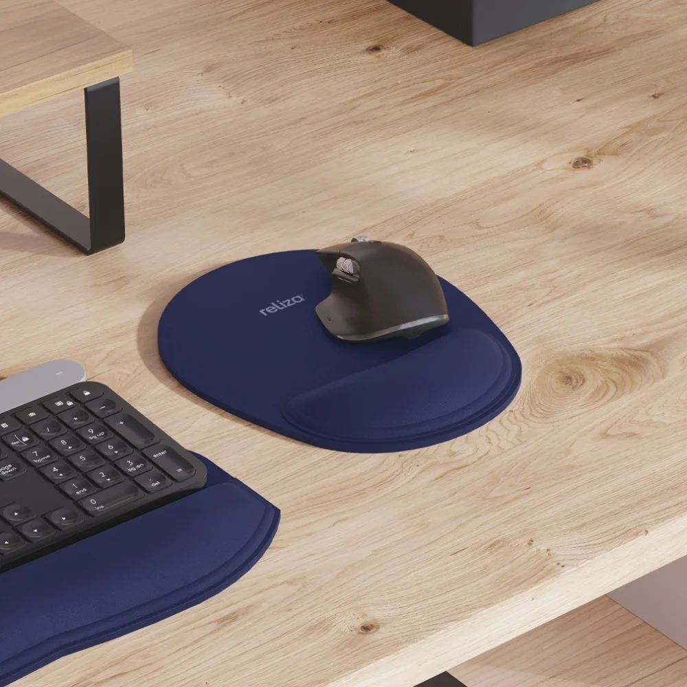 Imagem 2 de 5 do produto Mousepad Ergonomico Comfort Marinho