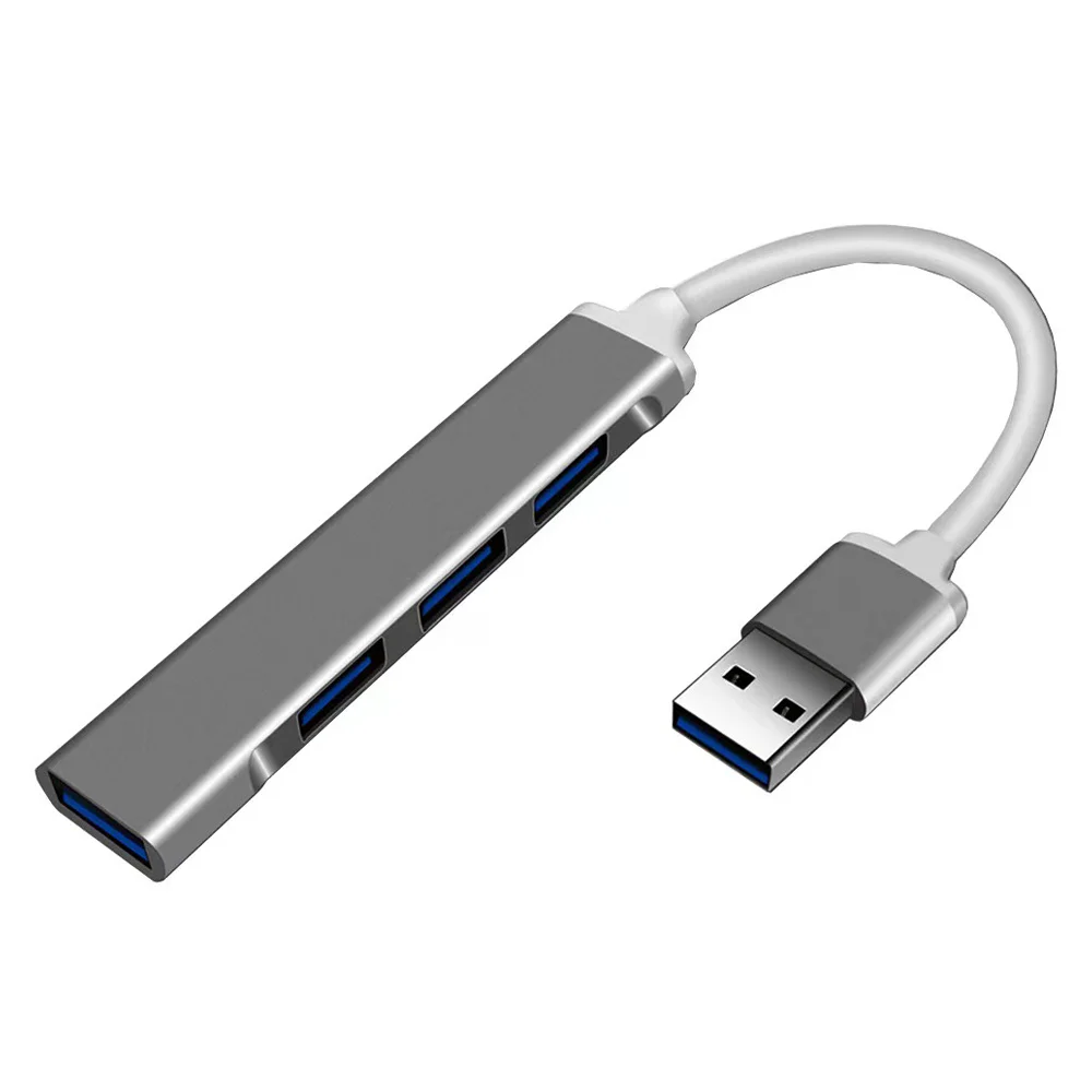 Imagem 2 de 5 do produto Hub Usb 3.0 4 Portas Extensão Para PC Notebook Adaptador Pendrive Externo