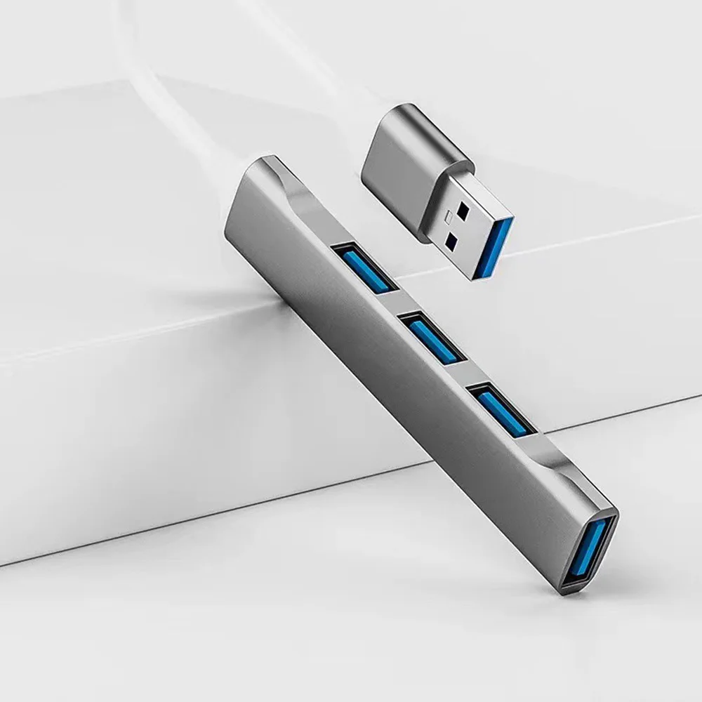 Imagem 3 de 5 do produto Hub Usb 3.0 4 Portas Extensão Para PC Notebook Adaptador Pendrive Externo