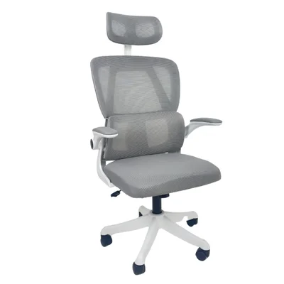 Cadeira De Escritório Presidente Executiva Oficial Legacy Cinza