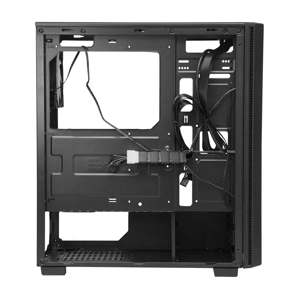 Imagem 3 de 5 do produto Gabinete Gamer Atx Brazilpc Preto C/ 4 Cooler Vidro Lateral Frente Mash T02b