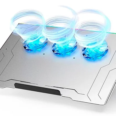 Suporte De Notebook Gamer Base Com Cooler E LED RGB Oberon - Or-sp237