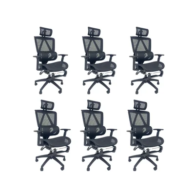 Cadeira De Escritório Presidente Executiva Oficial Titan - Preto - 6