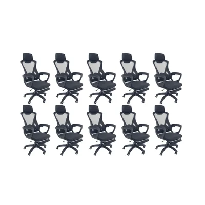 Cadeira De Escritório Presidente Oficial Supreme - Preto - 10