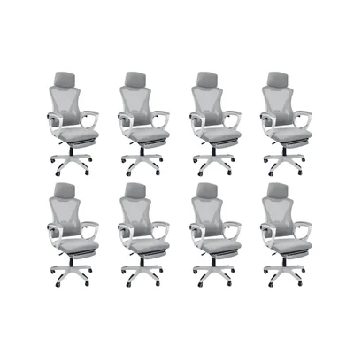 Cadeira De Escritório Presidente Oficial Supreme - Cinza - 8
