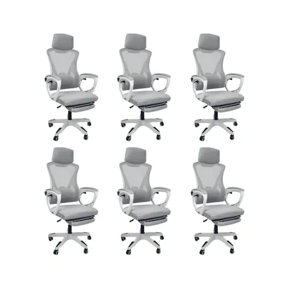 Cadeira De Escritório Presidente Oficial Supreme - Cinza - 6