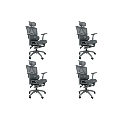Cadeira De Escritório Presidente Executiva Oficial Titan - Cinza - 4