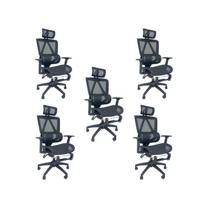 Cadeira De Escritório Presidente Executiva Oficial Titan - Preto - 5