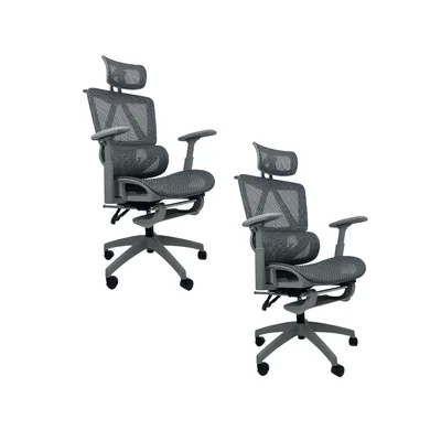 Cadeira De Escritório Presidente Executiva Oficial Titan - Cinza - 2 — foto 5
