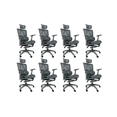 Cadeira De Escritório Presidente Executiva Oficial Titan - Cinza - 8