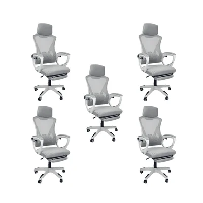 Cadeira De Escritório Presidente Oficial Supreme - Cinza - 5