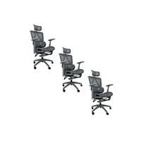 Cadeira De Escritório Presidente Executiva Oficial Titan - Cinza - 3