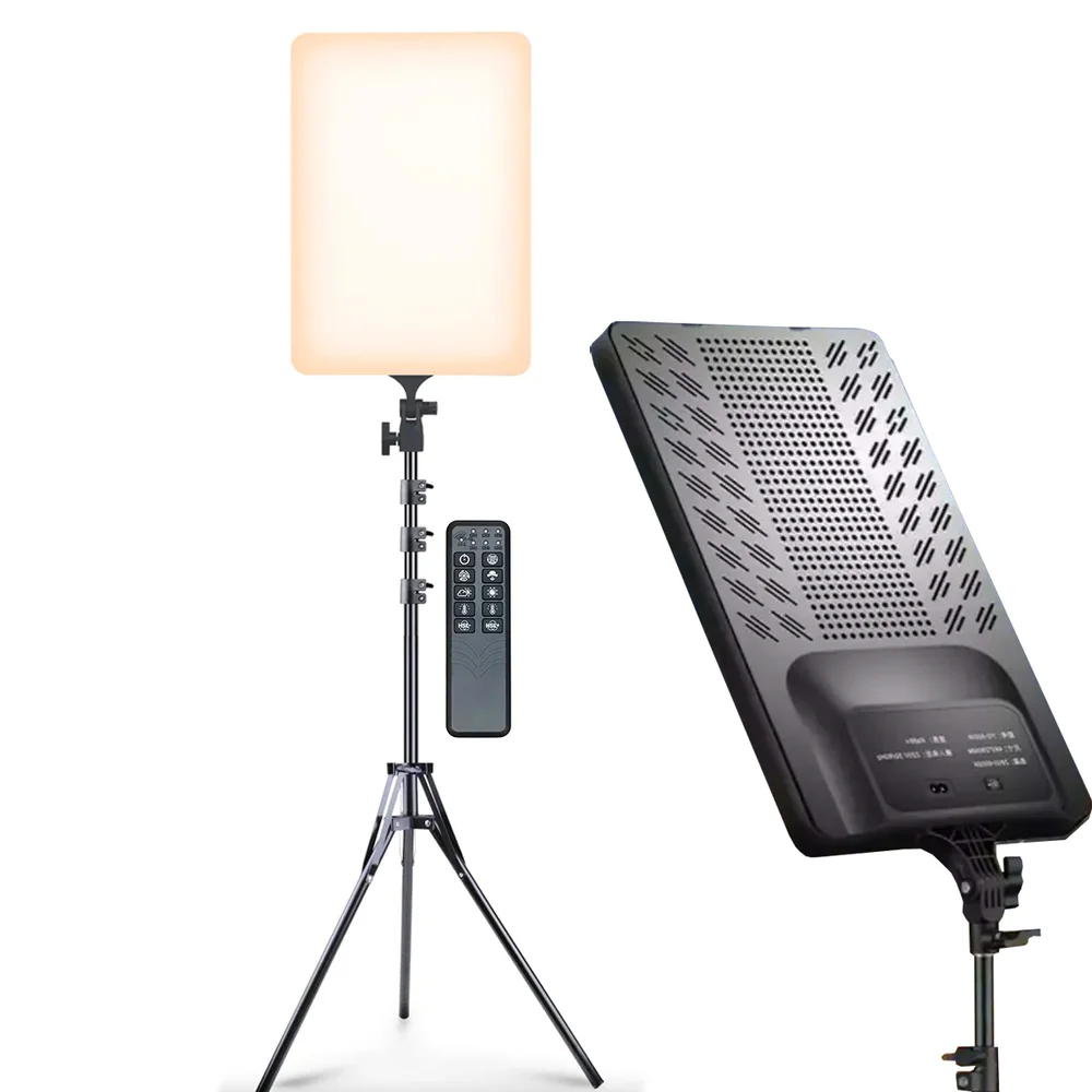 Imagem 5 de 5 do produto Ring Light Profissional Iluminador Retangular Luz 28x50cm 19"