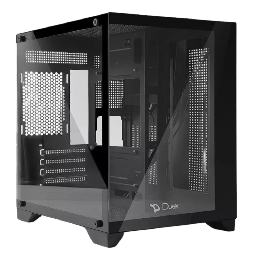 Gabinete Duex Dxga270-2 Bk, Sem Fonte, Sem Ventoinhas, Preto
