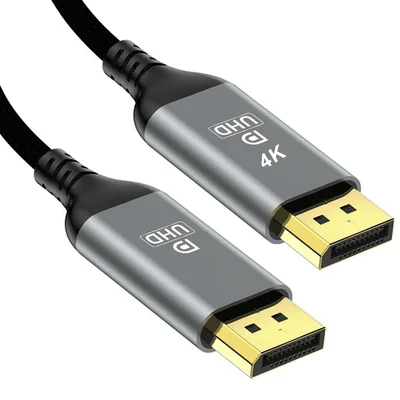 Cabo Displayport 4k E 8k 60hz Ultra Hd Full Hd - 1.5m