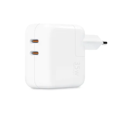 Carregador Turbo 35w Compatível Iphone 11 12 13 E 14 Acompanha 2 Cabos 1m