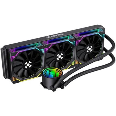 Water Cooler 360mm Fortrek Breezy, RGB, Black - Breezy 360 Pt