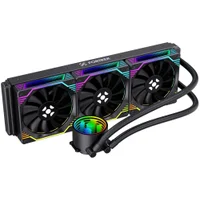 Water Cooler 360mm Fortrek Breezy, RGB, Black - Breezy 360 Pt 2