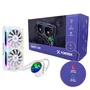 Water Cooler 240mm Fortrek Breezy, RGB, White - Breezy 240 Br